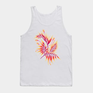 Waikiki Palm - Orange Tank Top